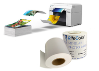 Fuji Epson Mürekkep Püskürtmeli Yazıcı için Anında Kuru Reçine Kaplamalı Minilab Parlaklık Fotoğraf Kağıdı