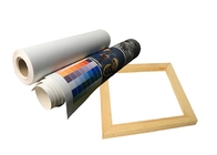 Sulu Mürekkepler için Dijital Mürekkep Püskürtmeli Mat Polyester Tuval rulosu 260gsm Geniş Format