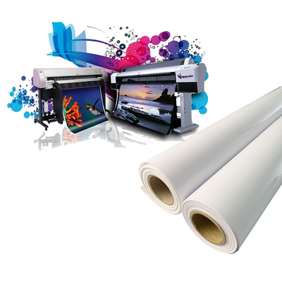 Epson Baskı için Mürekkep Püskürtmeli Dijital 420gsm Mat Suya Dayanıklı Polycotton Canvas Rulo