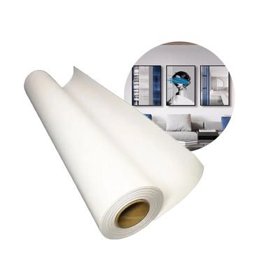 Geniş formatlı su mat mürekkep püskürtücü poli pamuklu tuval 360 gram pigment boya mürekkebi için