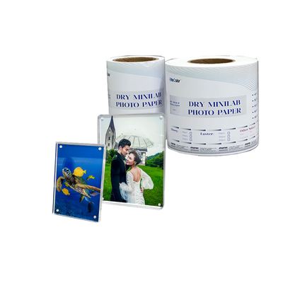 Su geçirmez 260g RC Luster Kuru Minilab Fotoğraf Kağıdı Fujifilm Yazıcıları İçin
