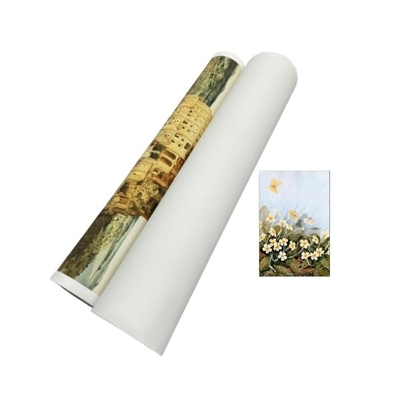 Su geçirmez 260g Mat Art Polyester Mürekkep Atışlı Tuvaleti