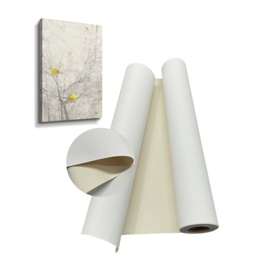 Çaplanabilir Sanat Canvas 360gm Mürekkep Atışı Baskı Saf Pamuk Canvas Roll