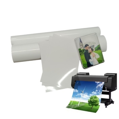 RC Parlak Fotoğraf Kağıdı Ruloları Pigment Baskı Mürekkep Atışı Fotoğraf Kağıdı Ruloları
