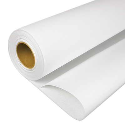 Su Geçirmez 260gsm Eko Solvent Mürekkep Püskürtmeli Parlak Polyester Tuval Rulosu Roland için