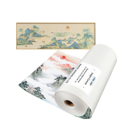 260gm Polyester Canvas Rolls Mat Latex Mürekkep Baskı için Su geçirmez