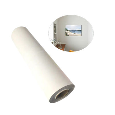 280g Mat Mürekkep Atışlı Poliester Tuval Rolü Duvar Sanatı için Kaplama