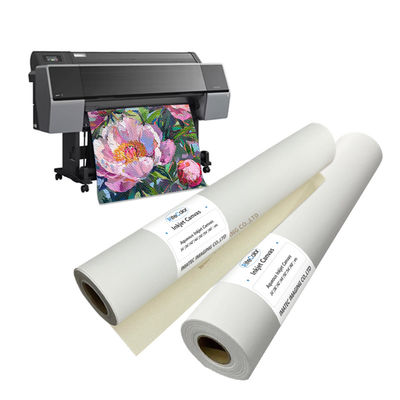 127cm 152cm Genişlik Mat 280gsm Ekolojik Solvent Mürekkep Yazıcısı İçin Poliester Kumaş