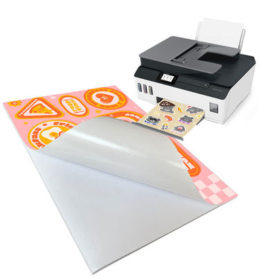 Mürekkep püskürtmeli yazıcı için yüksek parlak kendi yapışkanlı PVC çıkartma etiketi 175GSM