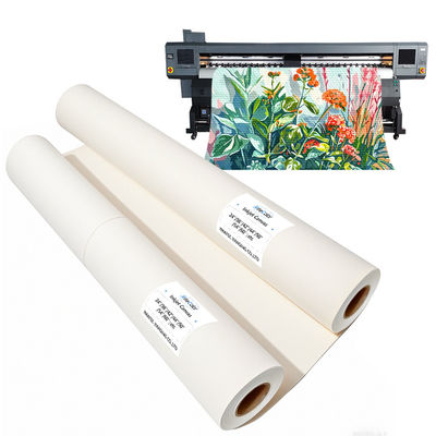 280gm Parlak Polyester Kumaş Ruloları Pigment Boyayı Mürekkep Yazıcıları İçin