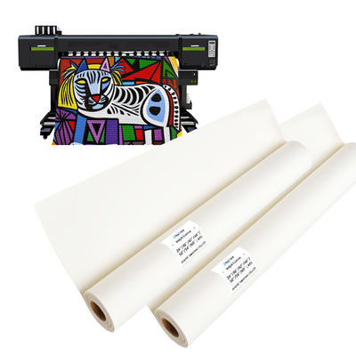 Ekolojik Solvent Mürekkep Atışlı Yazdırma Yüksek Dayanıklılık Boş Mat 100% Polyester Canvas Rolls