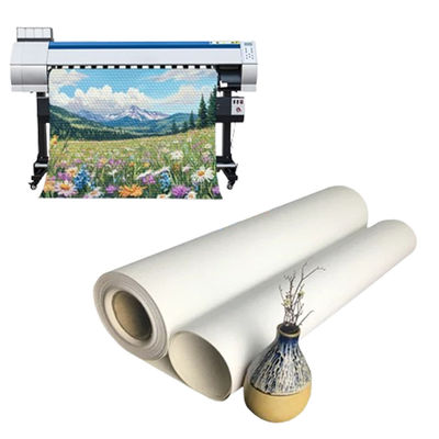 Ekolojik Solvent / Lateks / UV Baskı için 280gm Mat Polyester Mürekkep Atışlı Tuval
