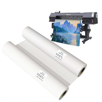 Büyük formatlı 3.2m afiş pankartı Eco Solvent Latex UV mürekkep püskürtücüsü 100% Polyester Canvas Roll