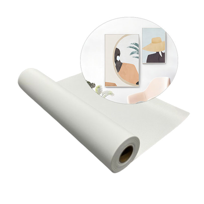 Ekolojik Solvent UV Lateks Baskı için 380gm Mat PolyCotton Canvas Roll