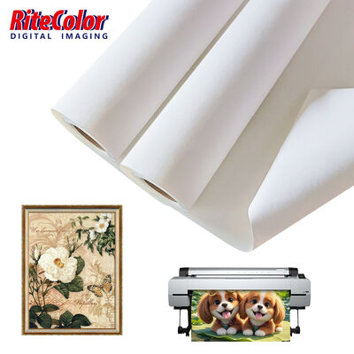 420gm Su geçirmez Mat PolyCotton Mürekkep Atışlı Tuval Güzel Sanat Baskı ve Profesyonel Fotoğraf Çıkışı için