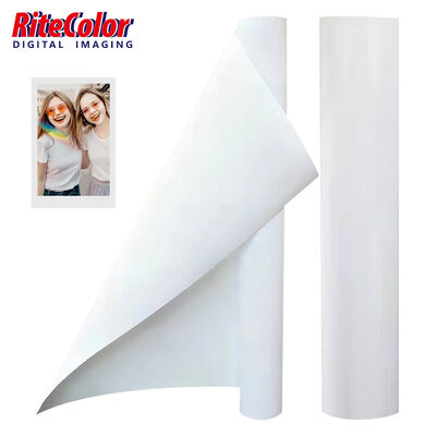Geniş formatlı yüksek çözünürlüklü fotoğraf baskı için Premium 260gsm RC Luster Inkjet Fotoğraf Kağıdı Rulo
