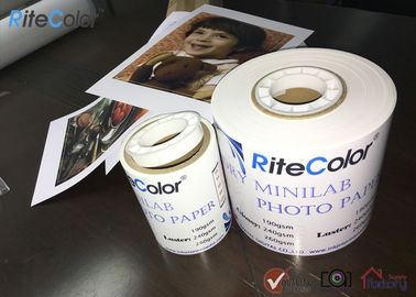 240Gsm Premium Dijital RC Mürekkep Püskürtmeli Minilab Fotoğraf Kağıdı Rulo Parlak ve Parlaklık 4 