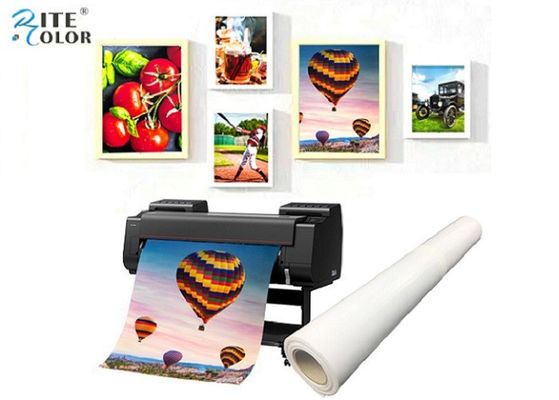 Mürekkep Püskürtmeli RC Reçine Kaplamalı Fotoğraf Kağıdı 190gsm Parlak Geniş Format Rulo